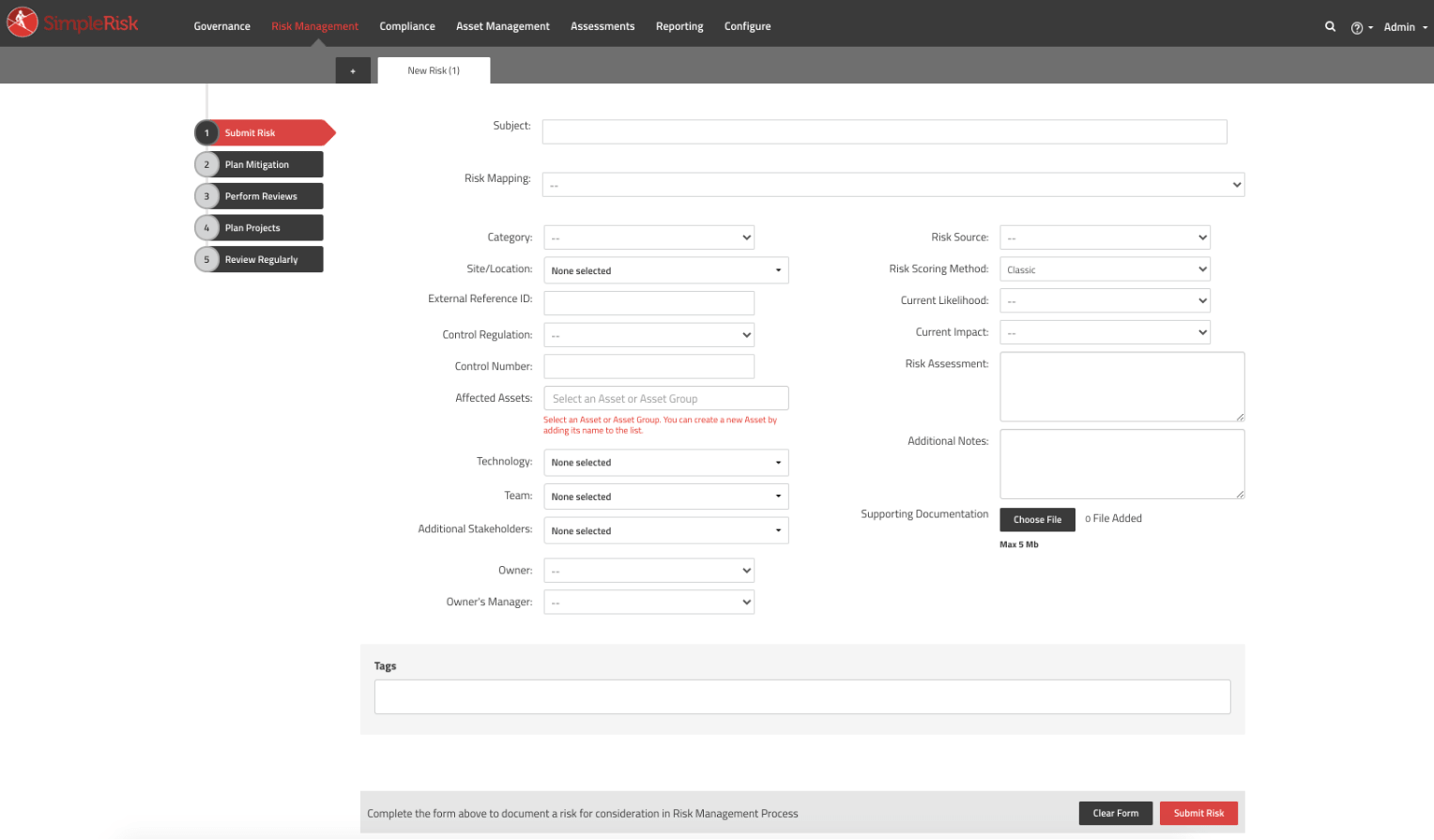 Creating Your Risk Registry