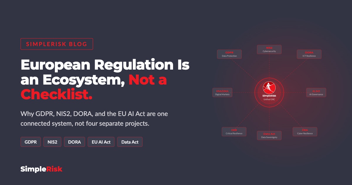 European Regulation Is an Ecosystem, Not a Checklist