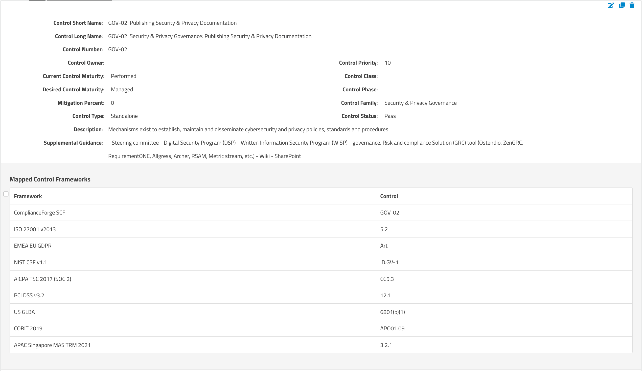 ComplianceForge SCF GOV-02