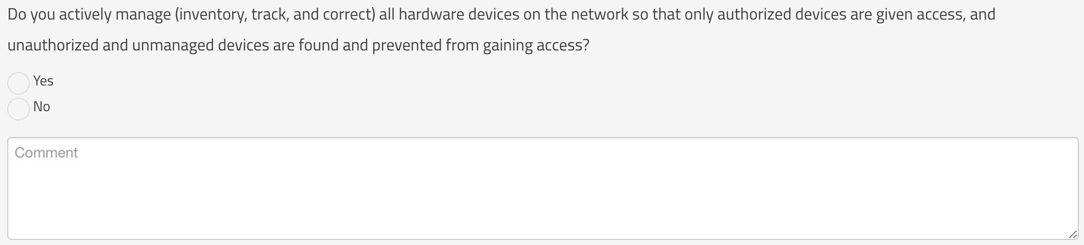 CIS Critical Security Controls Assessment