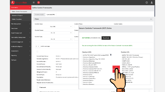 Easily adding new frameworks in SimpleRisk