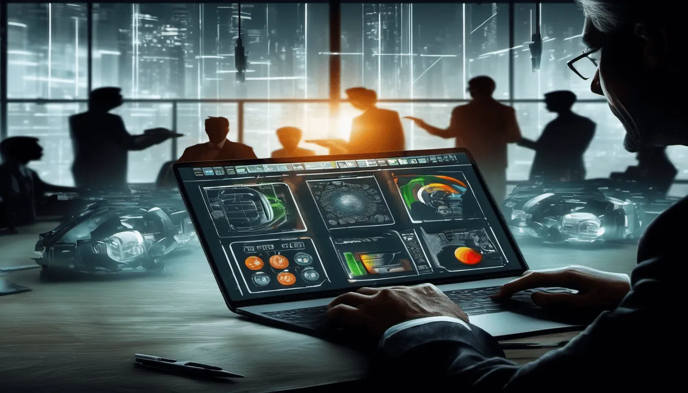 A cybersecurity analyst is reviewing a vendor risk assessment on a laptop screen